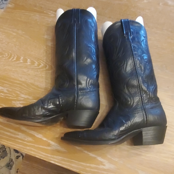 Dan Post Shoes - Dan Post Ladies Black Cowgirl Boots 7.5 M